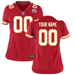 Kansas City Chiefs Nike Womens Custom Game Jersey - Red