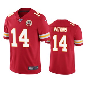 Kansas City Chiefs Sammy Watkins Red 100th Season Vapor Limited Jersey