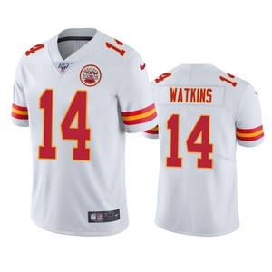 Kansas City Chiefs Sammy Watkins White 100th Season Vapor Limited Jersey