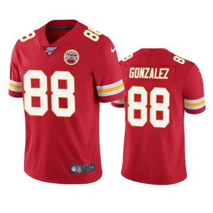 Kansas City Chiefs Tony Gonzalez Red 100th Season Vapor Limited Jersey