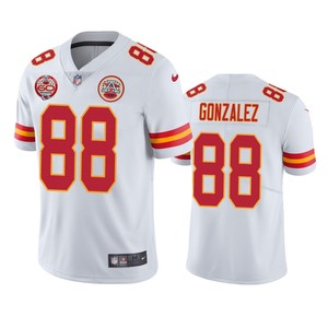 Kansas City Chiefs Tony Gonzalez White 60th Anniversary Vapor Limited Jersey