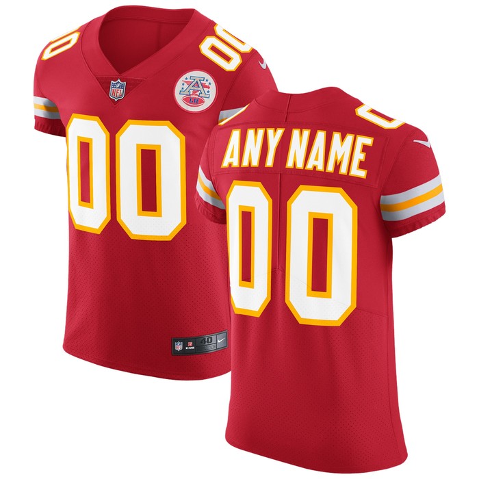 Kansas City Chiefs Vapor Untouchable Custom Elite Jersey Red Custom Jerseys Nfl