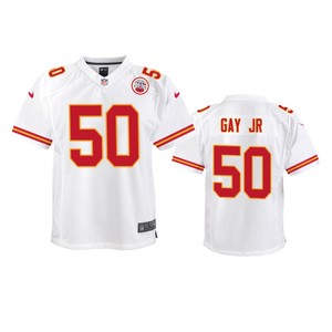 Kansas City Chiefs Willie Gay Jr. White 2020 Nfl Draft Game Jersey