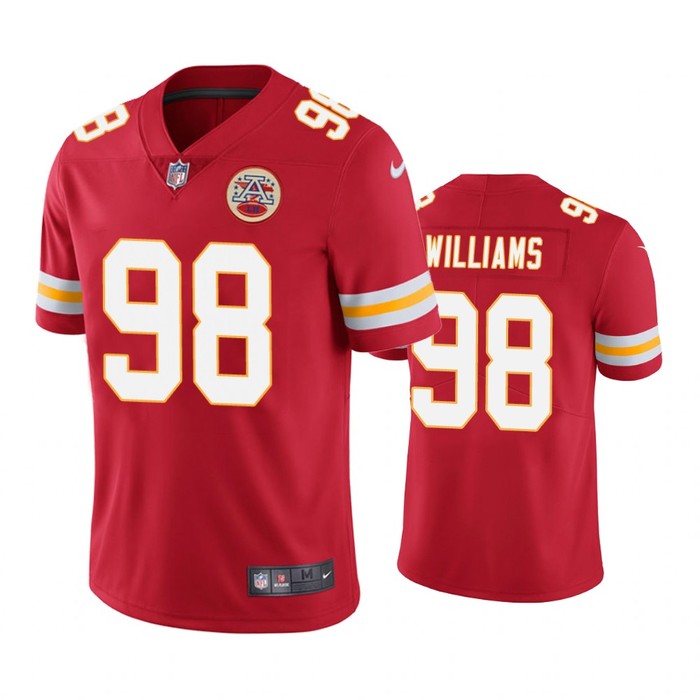 Kansas City Chiefs Xavier Williams Red Nike Color Rush Limited Jersey