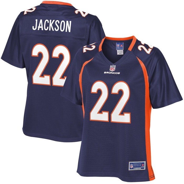 Kareem Jackson Denver Broncos Nfl Pro Line Womens Alternate Player Jersey - Navy