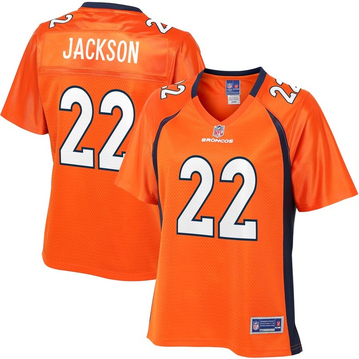 Kareem Jackson Denver Broncos Nfl Pro Line Womens Primary Player Jersey - Orange