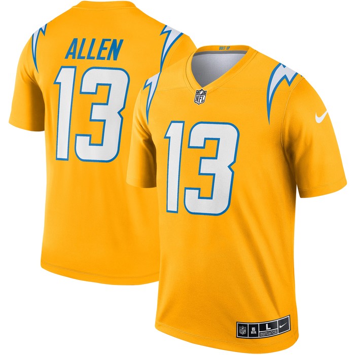 Keenan Allen Los Angeles Chargers Inverted Legend Jersey - Gold Nfl