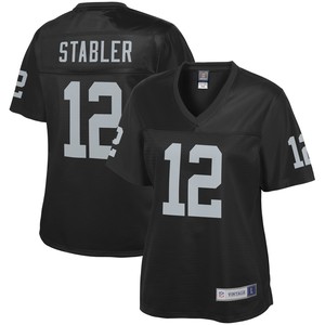 Ken Stabler Las Vegas Raiders Nfl Pro Line Womens Retired Player Jersey - Black Nfl