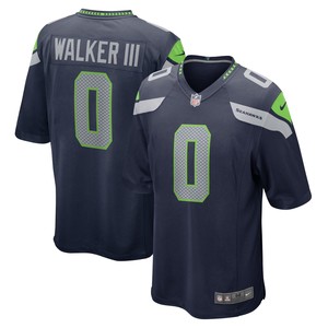 Kenneth Walker Iii Seattle Seahawks 2022 Nfl Draft Pick Player Game Jersey - College Navy Nfl