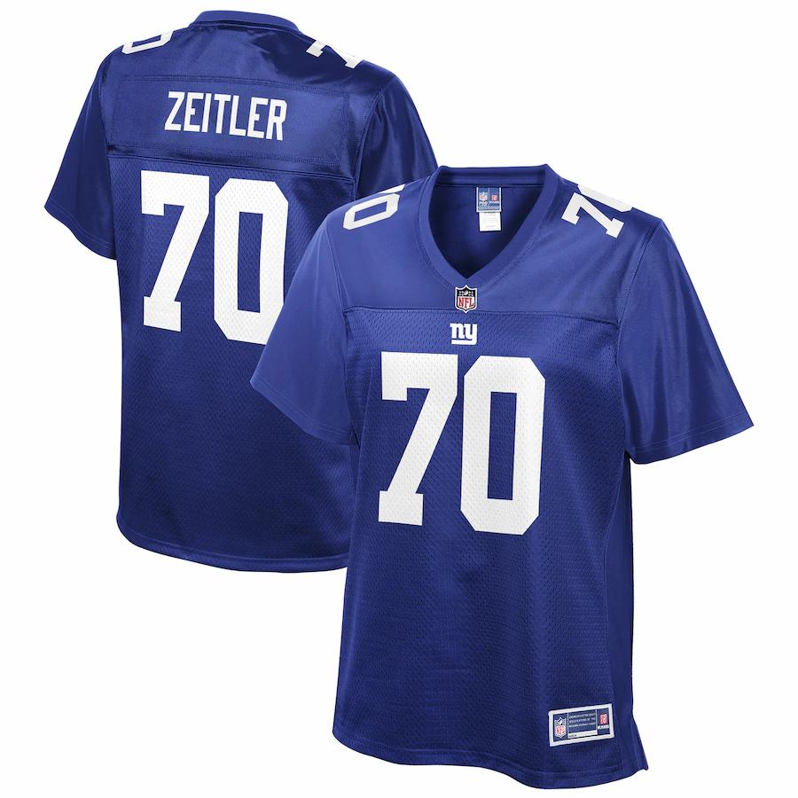 Kevin Zeitler New York Giants Nfl Pro Line Womens Team Player Jersey - Royal - Cocomos