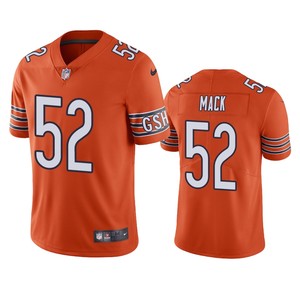 Khalil Mack Chicago Bears Orange Vapor Limited Jersey