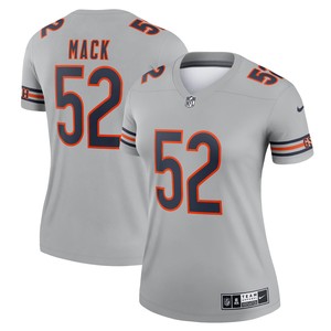 Khalil Mack Chicago Bears Womens Inverted Legend Jersey - Gray Nfl - Cocomos