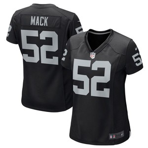 Khalil Mack Las Vegas Raiders Nike Womens Game Jersey - Black