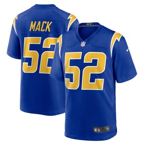 Khalil Mack Los Angeles Chargers Alternate Game Jersey Royal Nfl