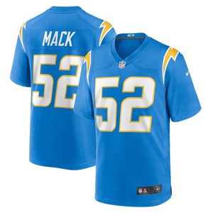 Khalil Mack Los Angeles Chargers Game Jersey - Powder Blue Nfl