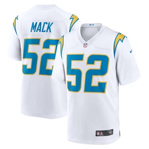 Khalil Mack Los Angeles Chargers Game Jersey - White Nfl