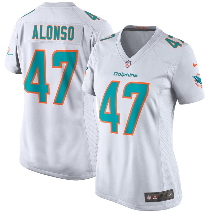 Kiko Alonso Miami Dolphins Nike Womens New 2018 Game Jersey - White