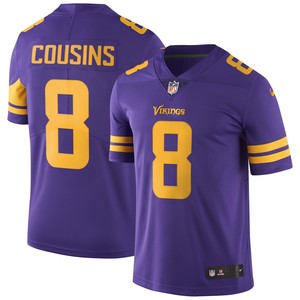 Kirk Cousins Minnesota Vikings Color Rush Vapor Untouchable Limited Jersey - Purple Nfl