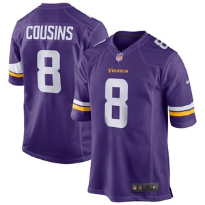 Kirk Cousins Minnesota Vikings Game Jersey - Purple Nfl