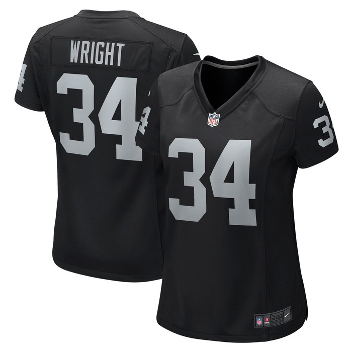 K.j. Wright Las Vegas Raiders Womens Game Jersey - Black Nfl