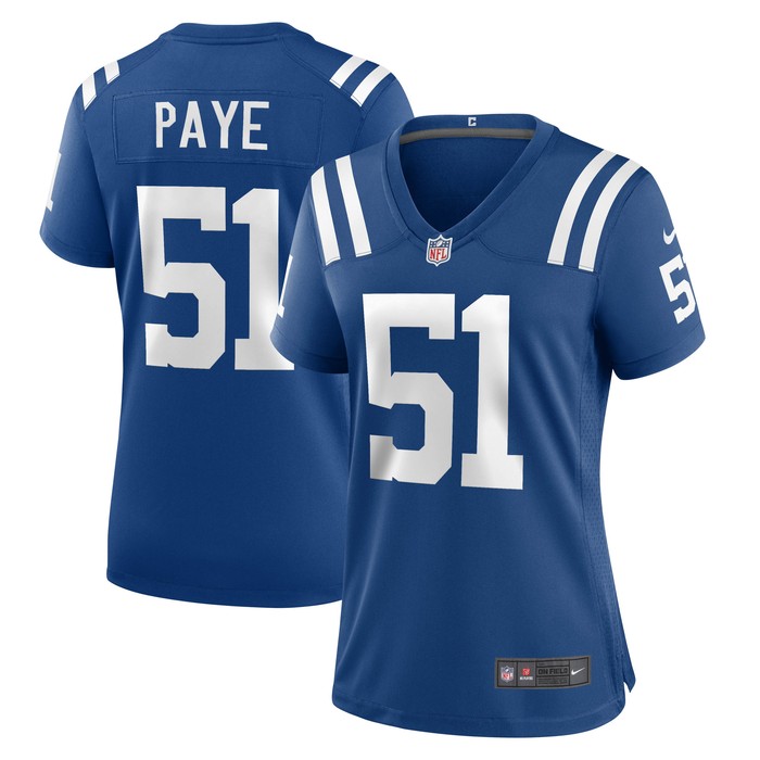 Kwity Paye Indianapolis Colts Womens Game Jersey - Royal Nfl