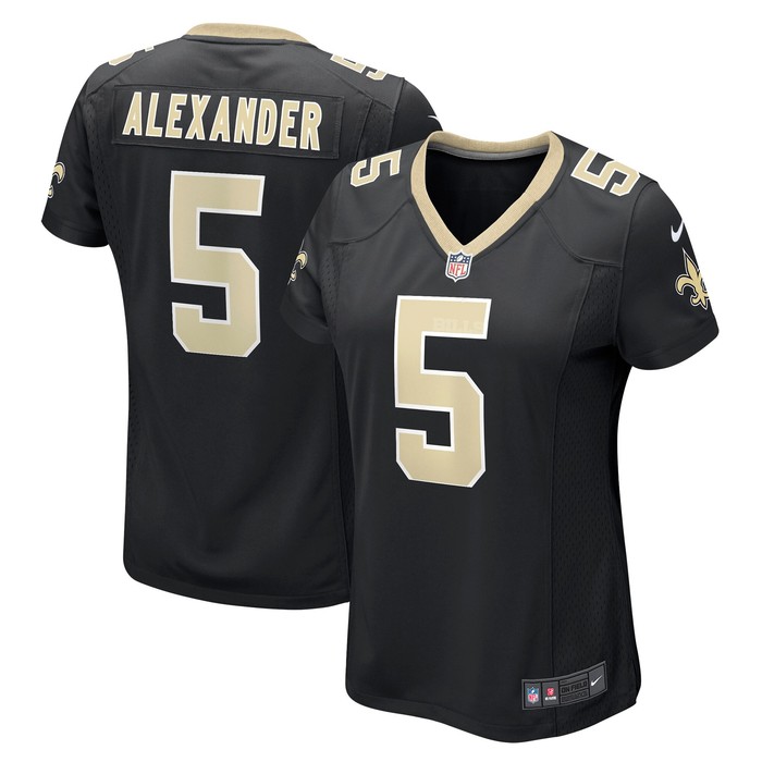 Kwon Alexander New Orleans Saints Womens Game Player Jersey - Black Nfl