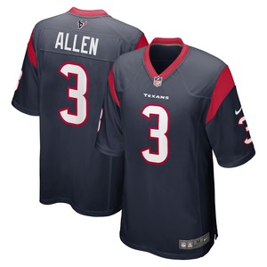 Kyle Allen Houston Texans Game Jersey - Navy Nfl