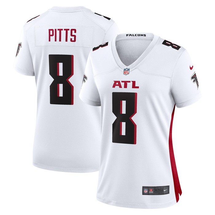 Kyle Pitts Atlanta Falcons Womens Game Player Jersey - White Nfl