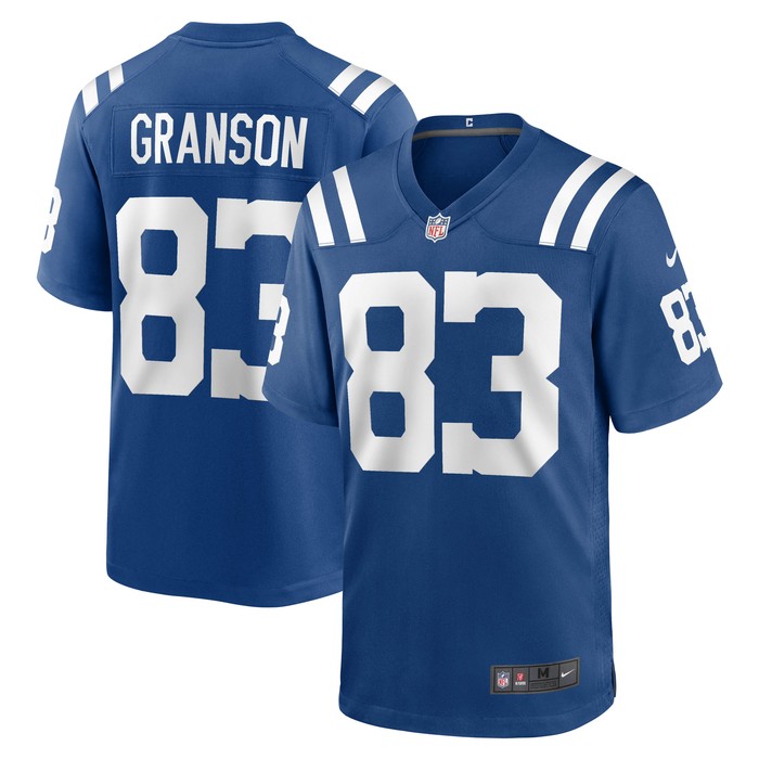 Kylen Granson Indianapolis Colts Game Jersey - Royal Nfl