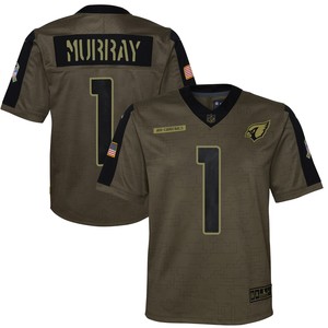 Kyler Murray Arizona Cardinals 2021 Salute To Service Game Jersey - Olive Nfl - Cocomos