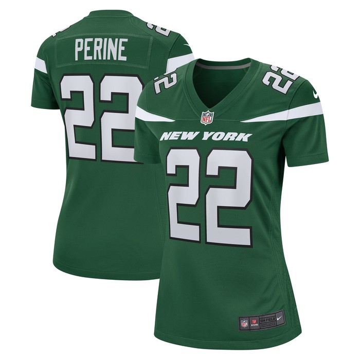 Lamical Perine New York Jets Womens Game Jersey - Gotham Green Nfl