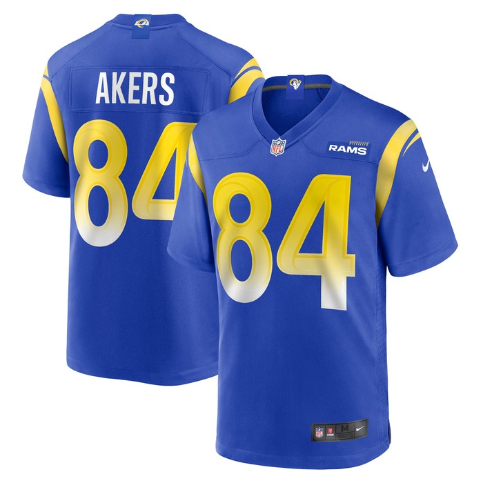 Landen Akers Los Angeles Rams Game Jersey - Royal Nfl