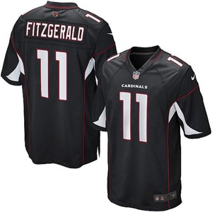 Larry Fitzgerald Arizona Cardinals Nike Alternate Game Jersey - Black