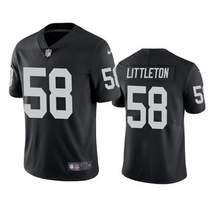 Las Vegas Raiders Cory Littleton Black Vapor Untouchable Limited Jersey