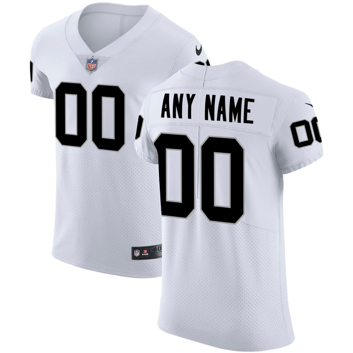 Las Vegas Raiders Vapor Untouchable Custom Elite Jersey White Custom Jerseys Nfl