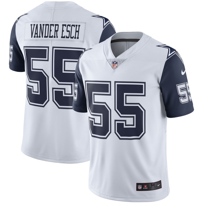 Leighton Vander Esch Dallas Cowboys Color Rush Vapor Limited Jersey - White Nfl