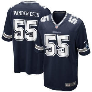 Leighton Vander Esch Dallas Cowboys Game Player Jersey Navy Nfl