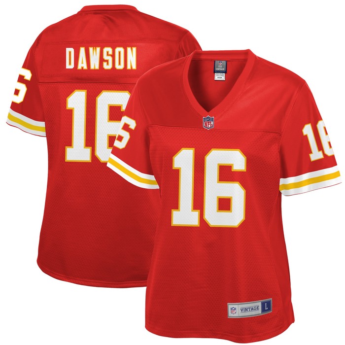 Len Dawson Kansas City Chiefs Nfl Pro Line Womens Retired Player Jersey - Red Nfl