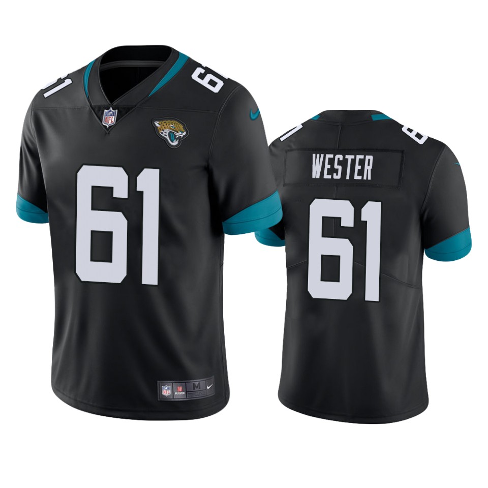 Leonard Wester Jacksonville Jaguars Black Vapor Limited Jersey - Cocomos