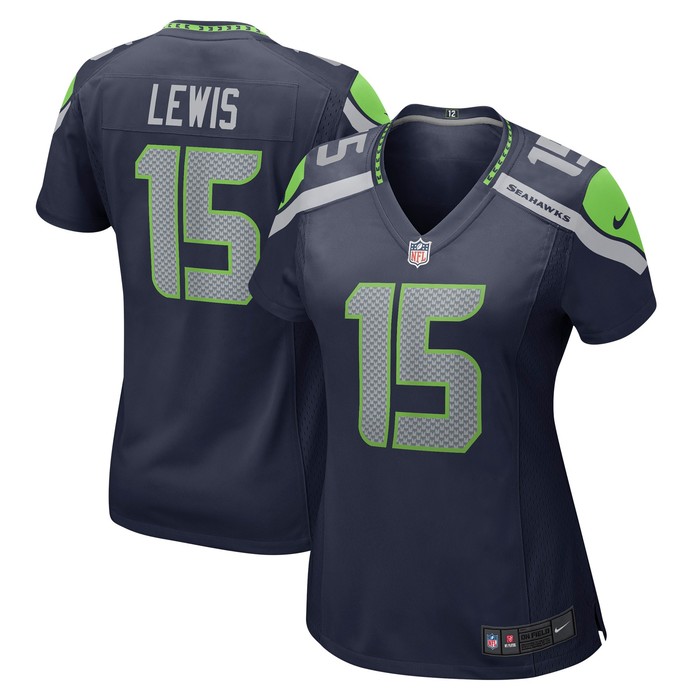 Levi Lewis Seattle Seahawks Womens Game Jersey - Navy Nfl