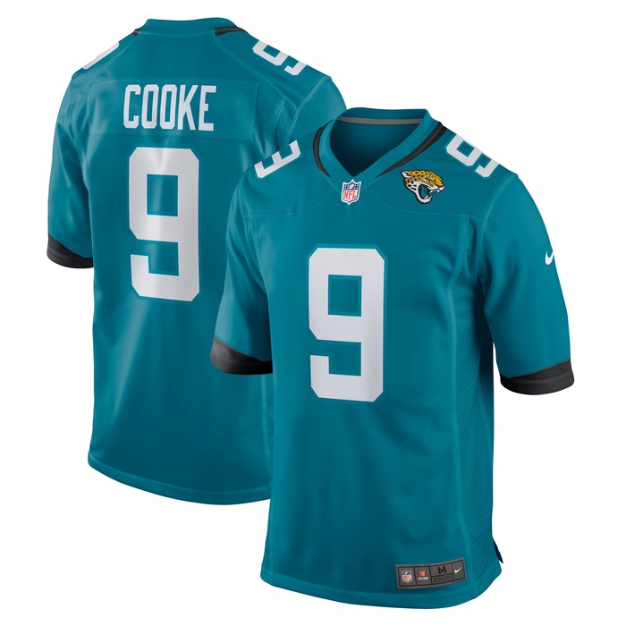 Logan Cooke Jacksonville Jaguars Game Jersey - Teal Nfl