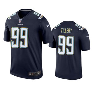 Los Angeles Chargers #99 Jerry Tillery Navy Legend Jersey