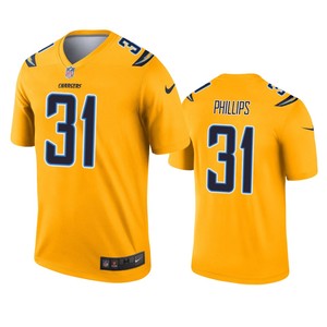 Los Angeles Chargers Adrian Phillips Gold Inverted Legend Jersey