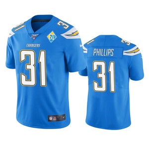 Los Angeles Chargers Adrian Phillips Light Blue 60th Anniversary Vapor Limited Jersey - Cocomos