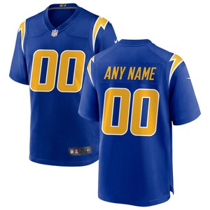 Los Angeles Chargers Alternate Custom Game Jersey Royal Custom Jerseys Nfl