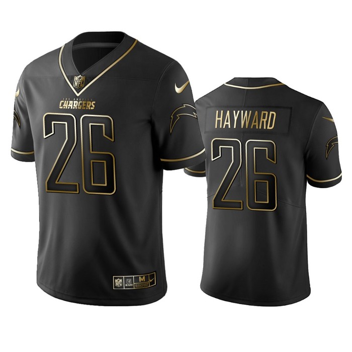 Los Angeles Chargers Casey Hayward Black Golden Edition 2019 Vapor Untouchable Limited Jersey - Mens