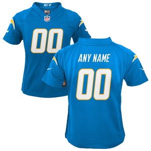 Los Angeles Chargers Custom Game Jersey - Powder Blue Custom Jerseys Nfl