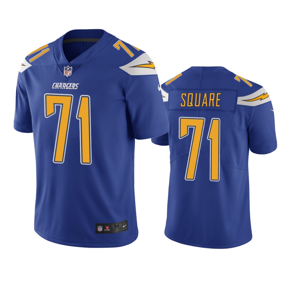 Los Angeles Chargers Damion Square Royal Nike Color Rush Limited Jersey - Cocomos