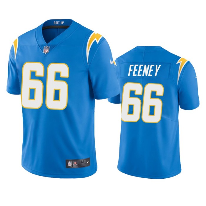 Los Angeles Chargers Dan Feeney Powder Blue 2020 Vapor Limited Jersey - Mens - Cocomos