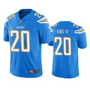 Los Angeles Chargers Desmond King Powder Blue 100th Season Vapor Limited Jersey